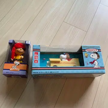 스누피 레이스카와 피규어 세트