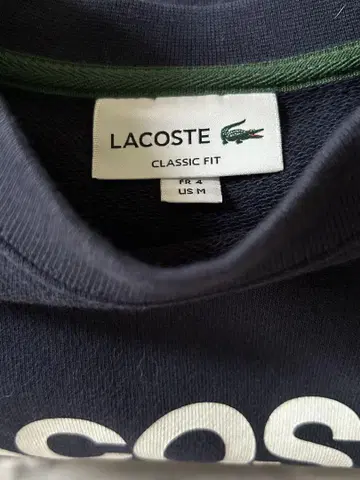 새상품급 LACOSTE 네이비 트레이닝복 US M