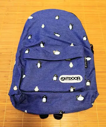 [ 미사용품 ] Suica 펭귄 OUTDOOR 백팩 네이비