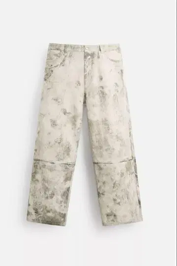 ZARA 자라 아브스트랙트 패턴 팬츠 EU36(JP29)