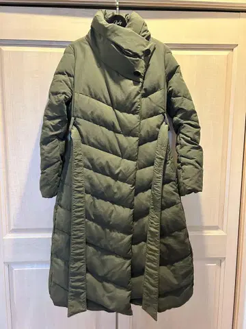 RUIRUE BOUTIQUE 롱 다운 자켓 올리브 그린