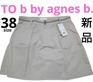 TO B by agnes b. 새상품 38 에네스베 가을 M 스커트 무지