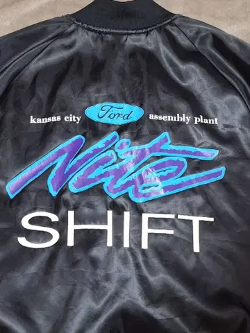 바시티 자켓 Ford 포드 M USA 제작 90s 블랙