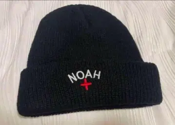 NOAH 블랙 니트 비니