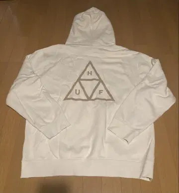 HUF 풀오버 후드티 아이보리 XL 컨디션 최상!!