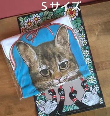 히구치 유코 T셔츠 글리코 s GRICO 고양이