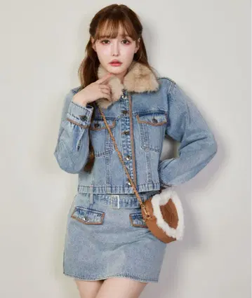 NICE CLAUP 데님 셋업