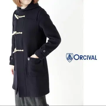ORCIVAL 멜톤 더플 코트