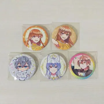 컬러풀 피치 peachparty 캔뱃지