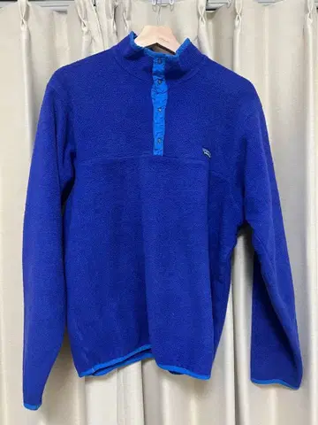 patagonia 플리스 자켓 파랑 하프 지퍼