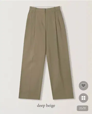 nugu SLOWAND SLOWMADE. 턱 들어간 와이드 코튼 슬랙스