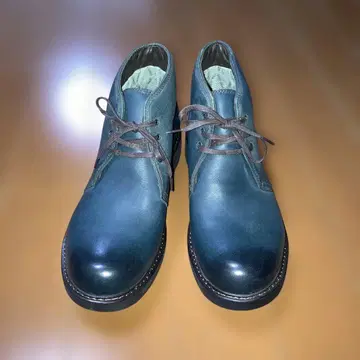 [ 박스 없음 ] REGAL 파랑 가죽 부츠