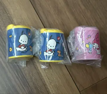 산리오 가챠가챠 코인 실린더 포차코 마이멜로디 3개 세트