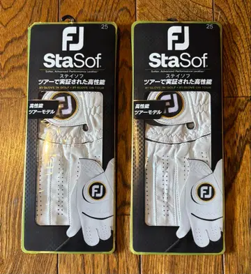 [미사용] 풋조이 투어 모델 골프 그로브 25cm 2장 세트