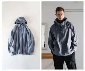 CONFECT 기모 린넨 셀비지 후드티 2023AW