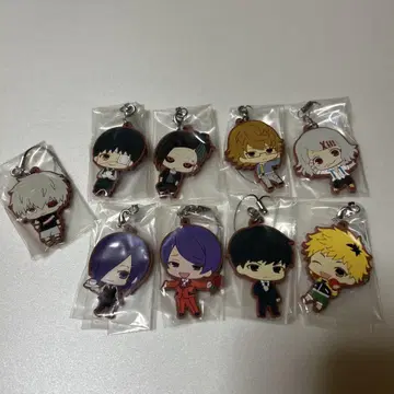 도쿄 구울 캡슐 러버 마스코트 전 9종 세트