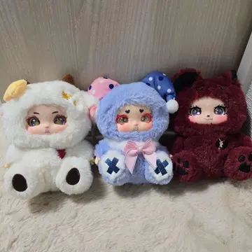 동물 캐릭터 봉제 인형 세트
