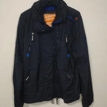Superdry 네이비 나일론 자켓 남성용 L