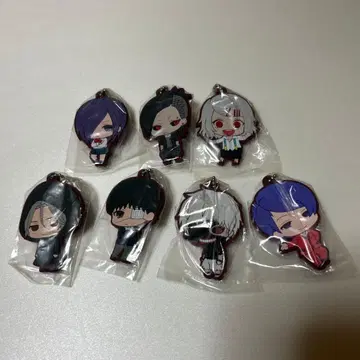 도쿄 구울 캡슐 러버 마스코트 전 7종 세트