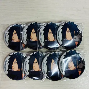 NARUTO 우치하 마다라 베이스야드 캔뱃지 8개 세트