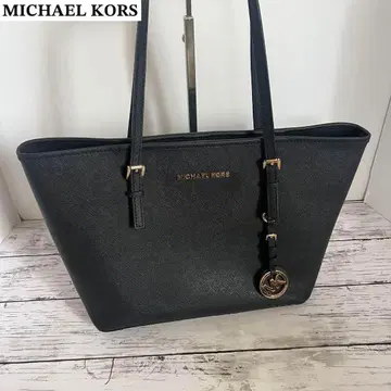 마이클코어스 가죽 토트백 블랙 대용량 A4