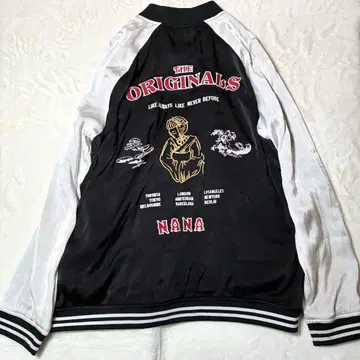 레어 nana judy 스카잔 [ XL 사이즈 ] 자수 로고 백 디자인