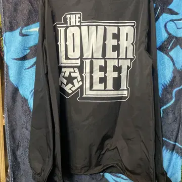 THE LOWER LEFT 블랙 나일론 자켓 M 사이즈