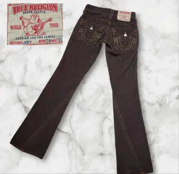 TRUE RELIGION 코듀로이 플레어 팬츠