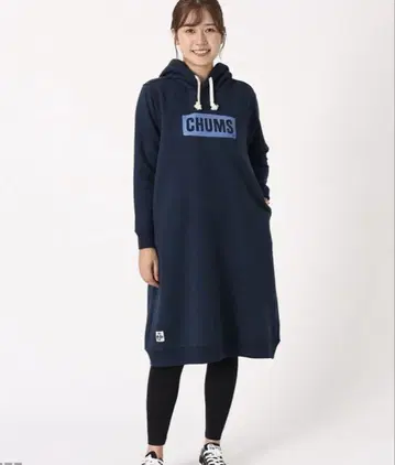 새상품 CHUMS 롱 파카 참스 원피스 na