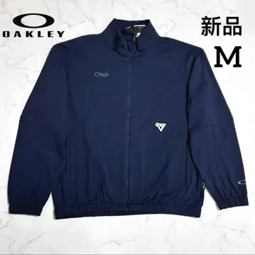 새상품 OAKLEY 남성용 긴팔 저지 자켓 네이비 M 사이즈