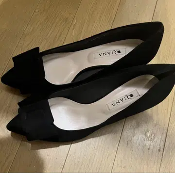 DIANA 블랙 펌프스 23.5cm 일본제