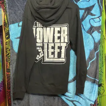 THE LOWER LEFT 블랙 후드티 XL