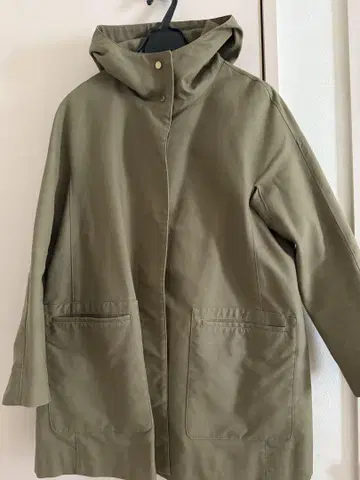 MACPHEE 올리브 후드 부착 마운틴 파카