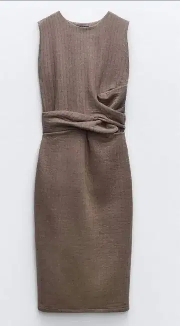 ZARA 퀼팅 원피스 벨트 M 사이즈 미사용 새상품