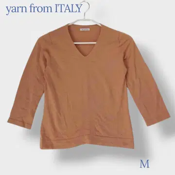 *yarn from ITALY* M 사이즈 상의 니트 스웨터 7부 소매