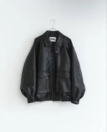 sinss LOOSE SYNTHETIC LEATHER BLOUSON