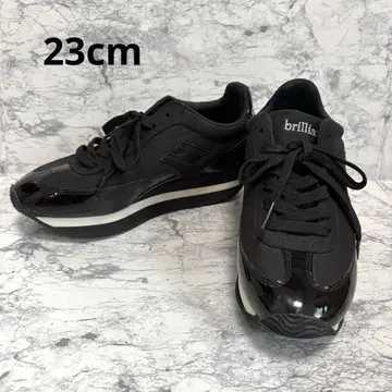 호킨스 23cm 통굽 스니커즈 브릴리언트 블랙 에나멜