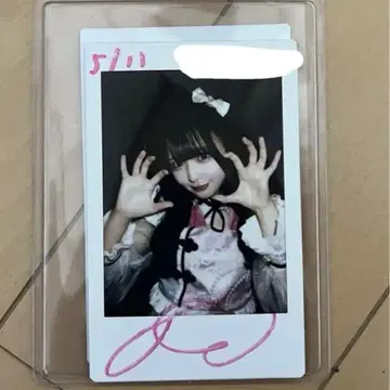ILiFE! 나란 노도카 친필 사인 폴라로이드