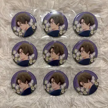 츠루네 캔뱃지 후지와라 슈 9개 세트