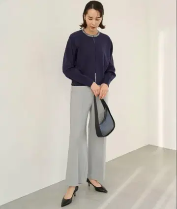 unfilo [흡습 발열/스트레치] beauty warm 와이드 팬츠