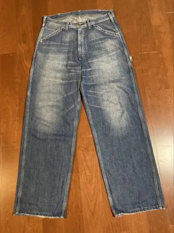 Lee USED 가공 페인터 데님 팬츠 아메카지 L 사이즈