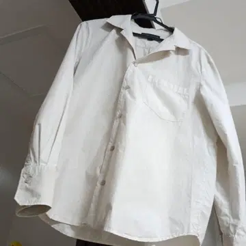 ZARA 아이보리 긴팔 셔츠