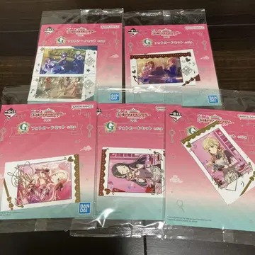 제일복권 학원 아이돌 마스터 Part 3 G상 포토 카드 세트 5종