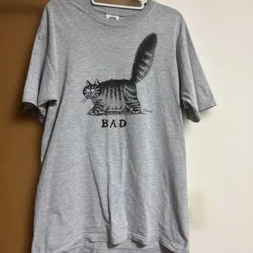 클레이지 셔츠 밤 클리반 캣 T셔츠 M Bad Cat kliban