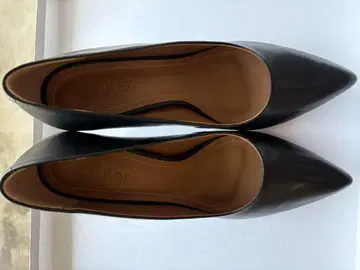 로즈버드 sauter 블랙 가죽 펌프스 36 새상품