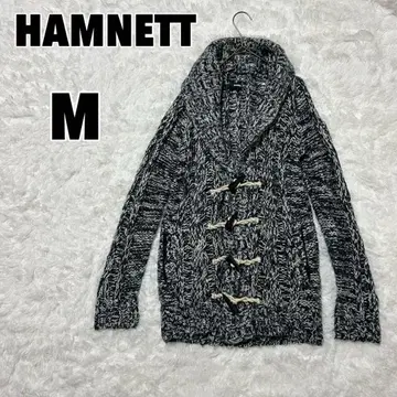 HAMNETT (M) 숄카라 니트 가디건 토글