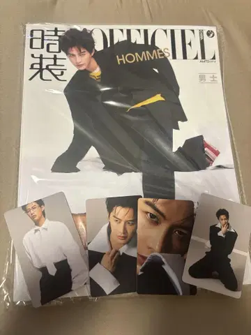 L'OFFICIEL HOMMES 하켄치 커버 카드 포함