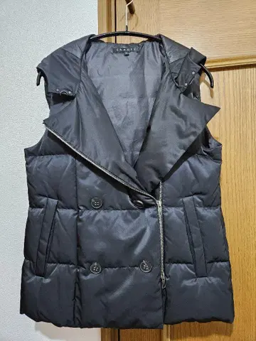 Theory 띠어리 후드 부착 다운 베스트