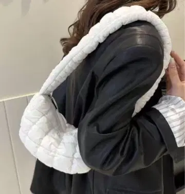 미니 숄더백 화이트