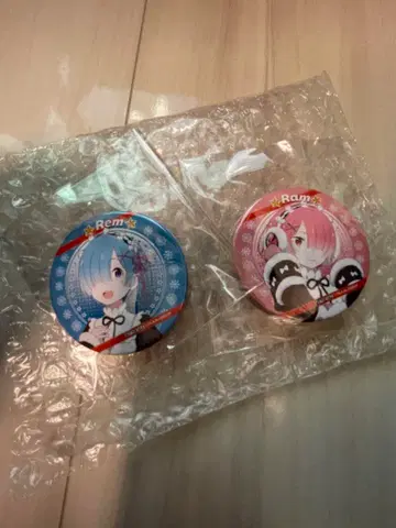 리제로 캔뱃지 프리롤 크리스마스 케이크 렘, 라무 세트